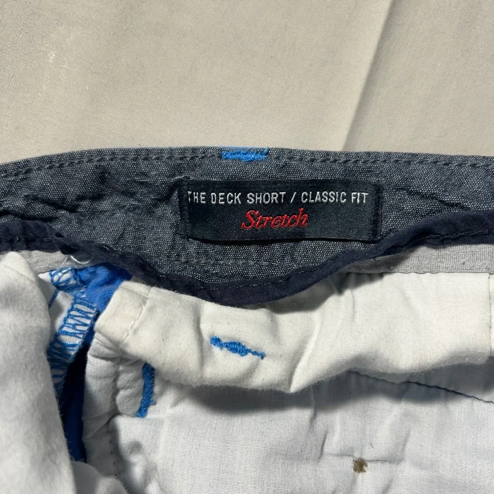 Nautica Shorts The Deck Short Mens 34 Blue Stretch Classic Preppy‎ Casual